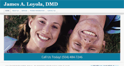 Desktop Screenshot of jamesloyola.com